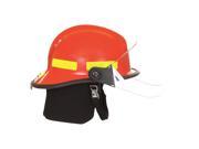 FIRE DEX 911H713 Fire Helmet Red Modern