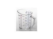5 Polycarbonate Measuring Cup Clear Cambro CA50MCCW135