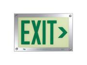 Exit Sign Safe Glow DER 06G FS 9 11 32 Hx14 15 32 W