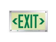 Exit Sign Safe Glow BDE 06G FS 9 11 32 Hx16 3 4 W