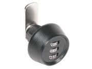 CCL 39021 3 4 Black Dial Combination Cam Lock