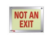 Exit Sign Safe Glow NAE 06R TS 9 11 32 Hx12 5 32 W