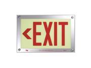 Exit Sign Safe Glow DEL 06R FS 9 11 32 Hx14 15 32 W