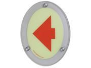 Directional Sign Safe Glow LLA 01R 6 1 4 Hx4 3 4 W