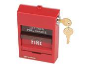 EDWARDS SIGNALING 279B 1110 Fire Alarm Pull Station Double Action