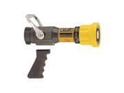 ELKHART BRASS SM 20FG Fire Hose Nozzle 1 1 2 In. Yellow