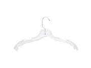 HONEYCANDO HNG01189 Dress Hanger Clear Plastic PK 4