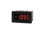 RED LION CUB4V020 DC Voltmeter w Red Backlighting