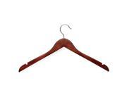 HONEY CAN DO HNG 01213 Shirt Hanger Cherry Wood PK 5