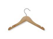 HONEY CAN DO HNG 01224 Kids Shirt Hanger Maple Wood PK 5