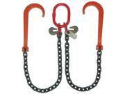 B A PRODUCTS CO. G8 118 8 Chain Sling V Chain WLL 12000 lb. 8 ft.
