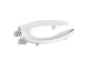 Centoco Lift Toilet Seat Elongated 18 5 8 Open Front White GRPHL500 001