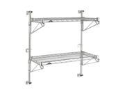 Wall Mounted Wire Shelving Chrome Metro SW33C 2 1848