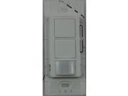 LUTRON MS PPS6 DDV WH Dual Circuit Switch Partial On White
