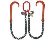 B A PRODUCTS CO. G8 118 5 Chain Sling V Chain WLL 12000 lb. 5 ft.