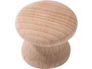 Laurey Co 33201 1 Wood Mushroom Knob.