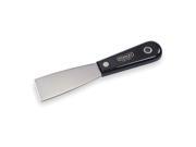 STANLEY Stiff Putty Knife with 1 1 2 Carbon Steel Blade Black 28 141