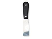 STANLEY Stiff Putty Knife with 1 1 4 Carbon Steel Blade Black 28 140