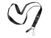 LUCKY LINE PRODUCTS 6412005 Key Accessory Lanyard Black PK5