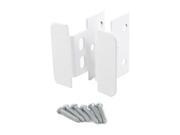 HEAVY METAL 401WH12 Security Hasp Handle 2 7 16In. H White