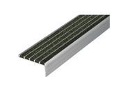 WOOSTER PRODUCTS 132BLA3 Safety Stair Nosing Black Extruded Alum