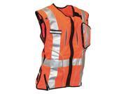 FALLTECH G5055LX Construction Safety Vest Orange L XL
