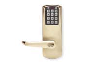 KABA E2031BLL60641 Electronic Lock Satin Brass 12 Button