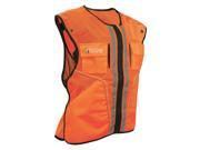 FALLTECH G5056SM Construction Safety Vest Orange S M