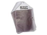 Brady Scafftag Permit Wallet Plastic 1 EA PW PW A4 1