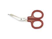 Scissors Angled 4 In Metal Red Handle