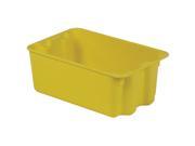 Heavy Duty Stack and Nest Container Yellow Lewisbins SN1812 8 Yellow