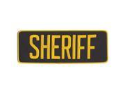 HEROS PRIDE 5263 Embrdrd Patch Sheriff Med Gold on Blck