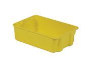 Heavy Duty Stack and Nest Container Yellow Lewisbins SN1812 6 Yellow