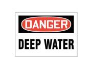 ACCUFORM SIGNS 219074 7X10A Danger Sign Alum 7x10 In English