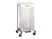 R B WIRE PRODUCTS INC. 692 Laundry Hamper Cart 1 Comp Gry 3.5 cu ft