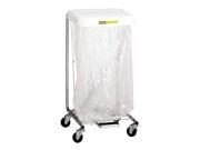 R B WIRE PRODUCTS INC. 692 28 Laundry Hamper Cart 1 Comp Gray 7 cu. ft