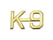 HEROS PRIDE 4331G Metal Rank Insignia K 9 Gold PR
