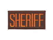 HEROS PRIDE 5727 Embrdrd Patch Sheriff Drk Gold on Brown