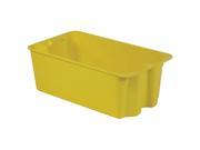 Heavy Duty Stack and Nest Container Yellow Lewisbins SN2716 11 Yellow