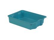 LEWISBINS SN2217 6 Blue Stack and Nest Bin 25 5 16 In L Blue