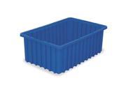 AKRO MILS 33228BLUE Divider Box 22 3 8 x 17 3 8 x 8 In Blue