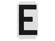 Brady Letter Label E Black 6 Character Height 10 PK 5180 E
