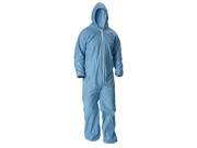 Lakeland Flame Resistant Hooded Coverall Blue L LS7428 LGB