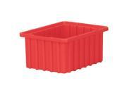 AKRO MILS 33105RED Divider Box 10 7 8 x 8 1 4 x 5 In Red