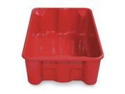 Heavy Duty Stack and Nest Container Red Molded Fiberglass 7804085280