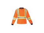 VIKING 6015O L Long Sleeve Shirt Unisex L Orange