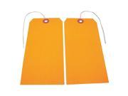 BADGER TAG LABEL CORP 118 Blank Tag 5 3 4 in. H Orange PK25