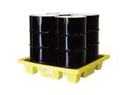 ENPAC 5400 YE Drum Spill Containment Pallet 66gal Yllw