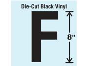 Stranco Inc Die Cut Letter Label F Black 1 EA DBV SINGLE 8 F