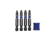 Impact Screwdriver Bit Set Tool Steel Irwin 1903619